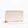 Gift Luxurious Croc Print Zip-Around Women's Wallet