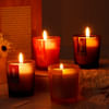 Buy Luxurious Scented Shot Glass Candles - Set Of 4
