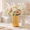 Luxury Gold Metal Flower Vase