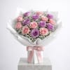 Luxury Pink & Purple Rose Bouquet Online