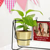 Shop Maa Bless You Personalized Swing Planter with Frame