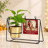 Maa Bless You Personalized Swing Planter with Frame