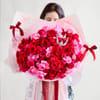Buy Majestic 80 Pink & Red Rose Bouquet