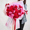 Majestic 80 Pink & Red Rose Bouquet