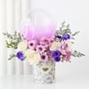Gift Majestic Mauve And Purple Rose Arrangement