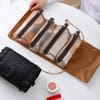 Makeup Pouch - Foldable - 4 Compartments - Assorted - Single Piece Online