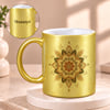 Mandala Personalized Gold Mug