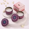 Gift Mandala Tin Candle - Set of 2