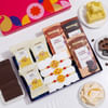 Mandana Meenakari Rakhis And Chocolates Hamper Online