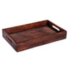 Shop Mango Wood Hammered Tray - Single Piece