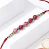 Gift Marble Effect Rakhi With Almond Praline