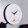 Gift Marble Finish Wall Clock - Personalized