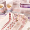 Masking Washi Tape - Nordic Pastels And Plaid - Set Of 6 Online