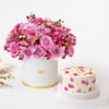 Mauve Harmony & Floral Fantasy Cake Combo Online