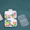 Buy Medicine Organizer - 8 Grid - Assorted - Single Piece