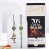 Meena And CZ Stone Bhaiya Bhabhi Rakhi Online