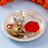 Buy Meena Bhaiya Bhabhi Rakhi With Pooja Thali & Kaju Kati