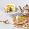 Shop Meena Work Bhaiya Bhabhi Rakhi Set with Pineapple Cake