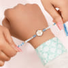 Buy Meenakari Floral with Mother of Pearl Rakhi Set of 3