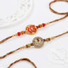 Gift Meenakari Khanda And Ek Onkar Rakhis - Set Of 2