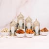 Buy Meenakari Rakhi Hamper with Gourmet Dry Fruits