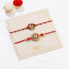 Buy Meenakari Tree Of Life And Peacock Rakhis - Set Of 2