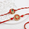 Meenakari Tree Of Life And Peacock Rakhis - Set Of 2 Online