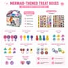 Shop Mermaid Themed Party Favor Set - 60 pcs
