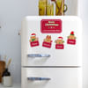 Gift Merry Christmas Personalized Fridge Magnets - Set Of 5