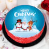 Merry Christmas Snowman Poster Cake (2 kg) Online