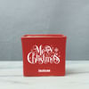 Gift Merry Xmas Personalized Red Ceramic Planter
