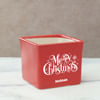Shop Merry Xmas Personalized Red Ceramic Planter