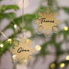 Mesmerizing Snowflake Ornament - Personalized - Set Of 2 Online