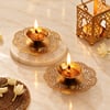 Metal Diya - Set of 2