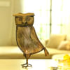 Buy Metal Owl Shaped Designer Tea Light Holder