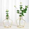 Gift Metal Vase - Pentagon - Test Tube - Single Piece