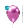 Shop Metallic Hot Pink Latex Party DIY Balloons Decor Kit - Set of 10