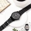 Midnight Elegance Personalized Men's Watch - Black Online