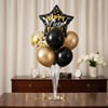 Midnight Spark New Year Balloon Bouquet Decor