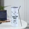 Gift Millennial Tears Personalized Stainless Steel Tumbler With Straw