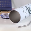 Shop Millennial Tears Personalized Stainless Steel Tumbler With Straw