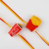 Buy Mini Coke and Fries Eraser Rakhi For Kids Set Of 2