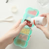 Mini Pill Box - Cloud - 6 Compartments - Single Piece Online