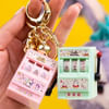 Gift Mini Slot Machine Keychain - Assorted - Single Piece
