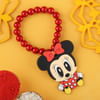 Minnie Mouse Beaded Rakhi For Kids Online