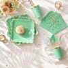 Mint Green Party Tableware Set - 64 pcs