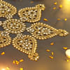 Gift Mirror Work Patch DIY Rangoli (Set of 7)