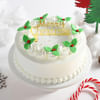 Gift Mistletoe Christmas Cream Cake