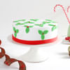 Gift Mistletoe Christmas Semi Fondant Cake