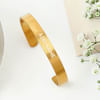 Gift Modern Gentlemen's Personalized Cuff Bracelet - Gold